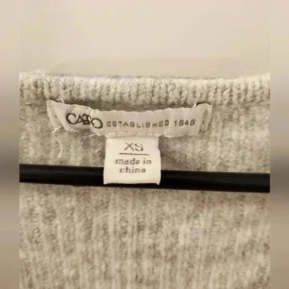 Cato NWT Size XS Grey Long Sleeve T Shirt Buttons Slim Fit Sweater #Q369 - Picture 3 of 6